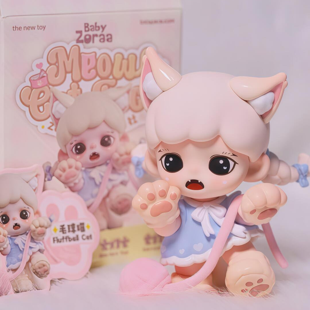 Zoraa Meow Cat Face Studio MINI Series Handmade Figure Blind Box