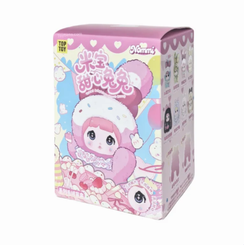Nommi V8 Nommi Baby Sweetheart Bunny Series Plush Figure Blind Box