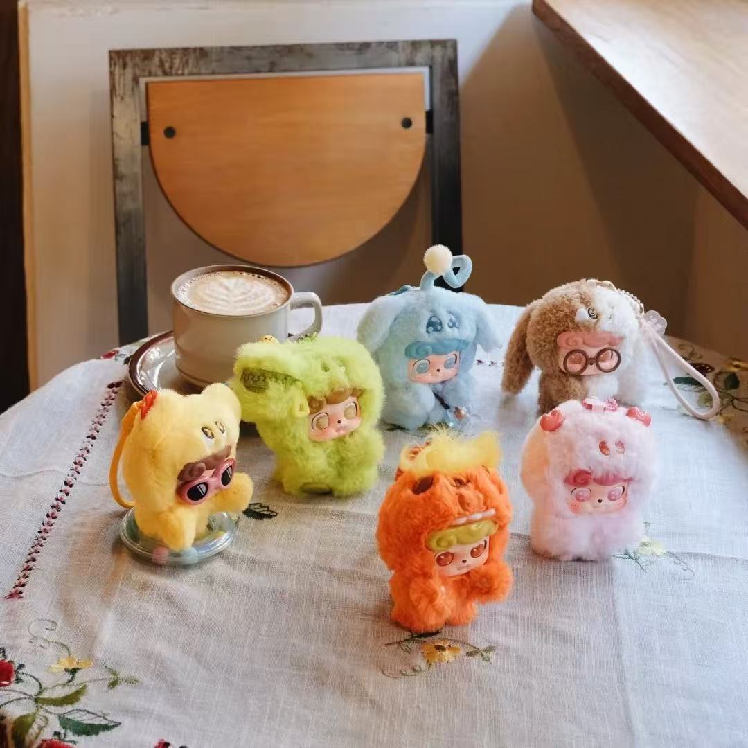 Q.Kid Emotional Hairy Monsters Series Pendant Blind Box