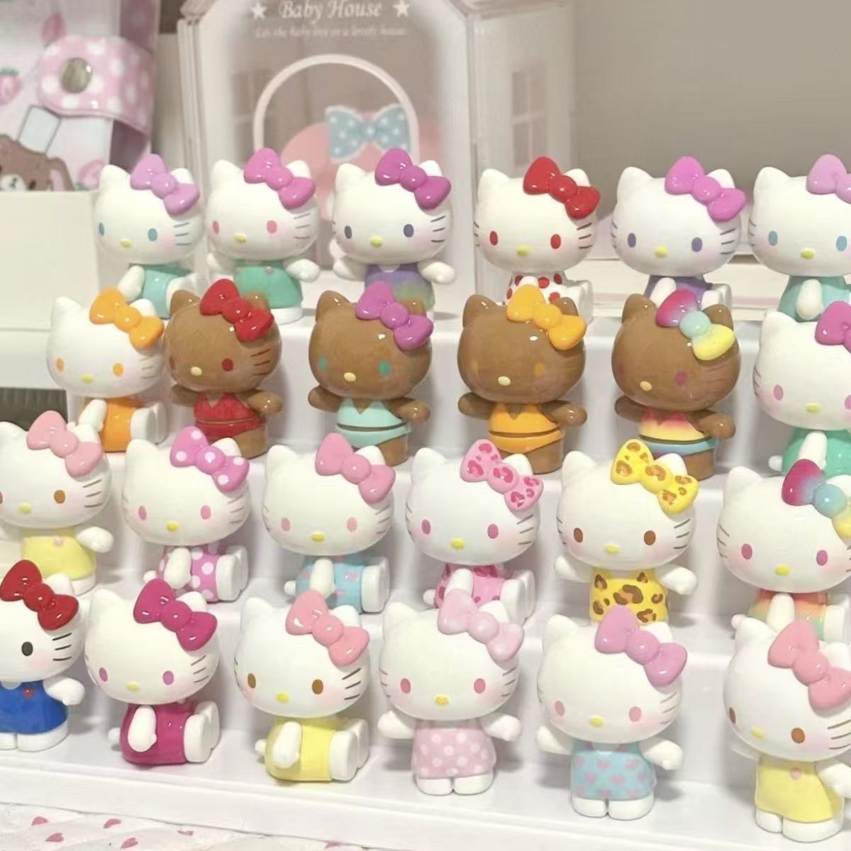 Hello Kitty Summer Rainbow Candy Series Cute Blind Box