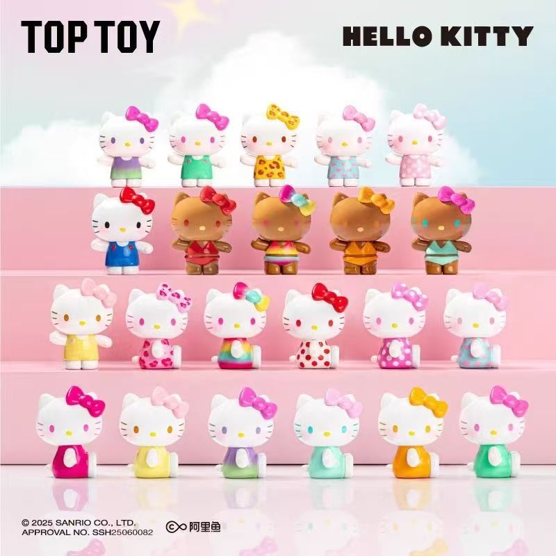 Hello Kitty Summer Rainbow Candy Series Cute Blind Box