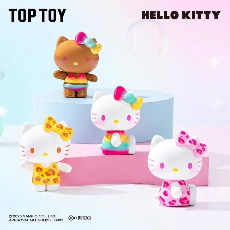 Hello Kitty Summer Rainbow Candy Series Cute Blind Box