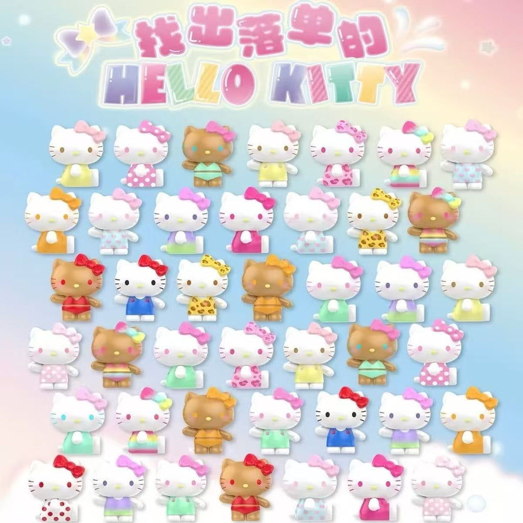 Hello Kitty Summer Rainbow Candy Series Cute Blind Box