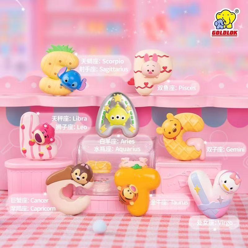 Disney LOVE Lucky Magnetic Letter Fridge Magnet Blind Box