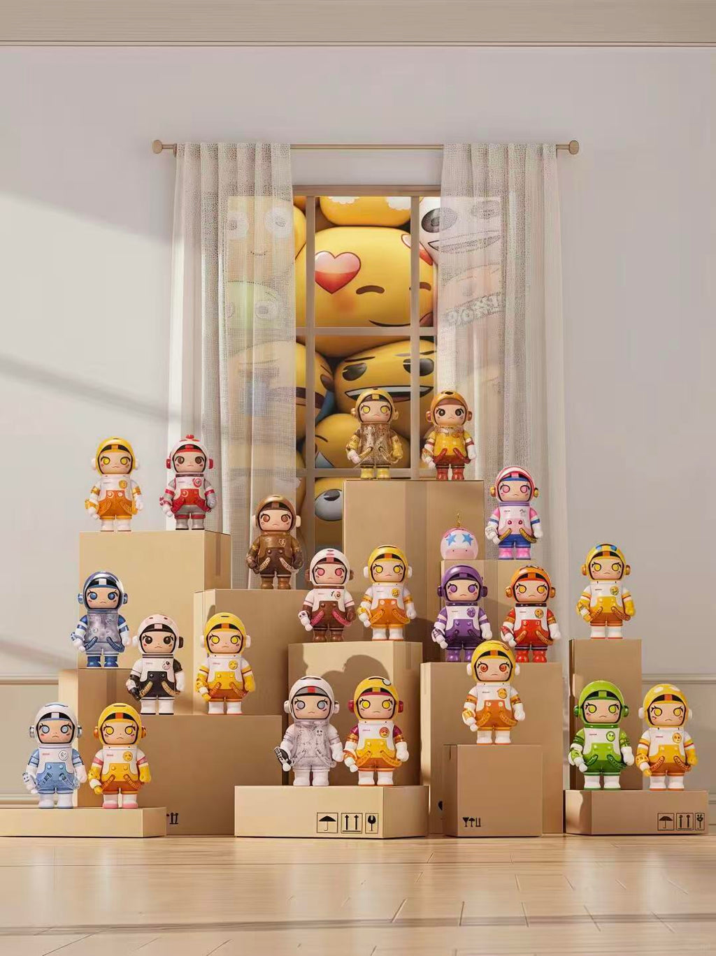 MEGA SPACE MOLLY 100% emoji Series Blind Box