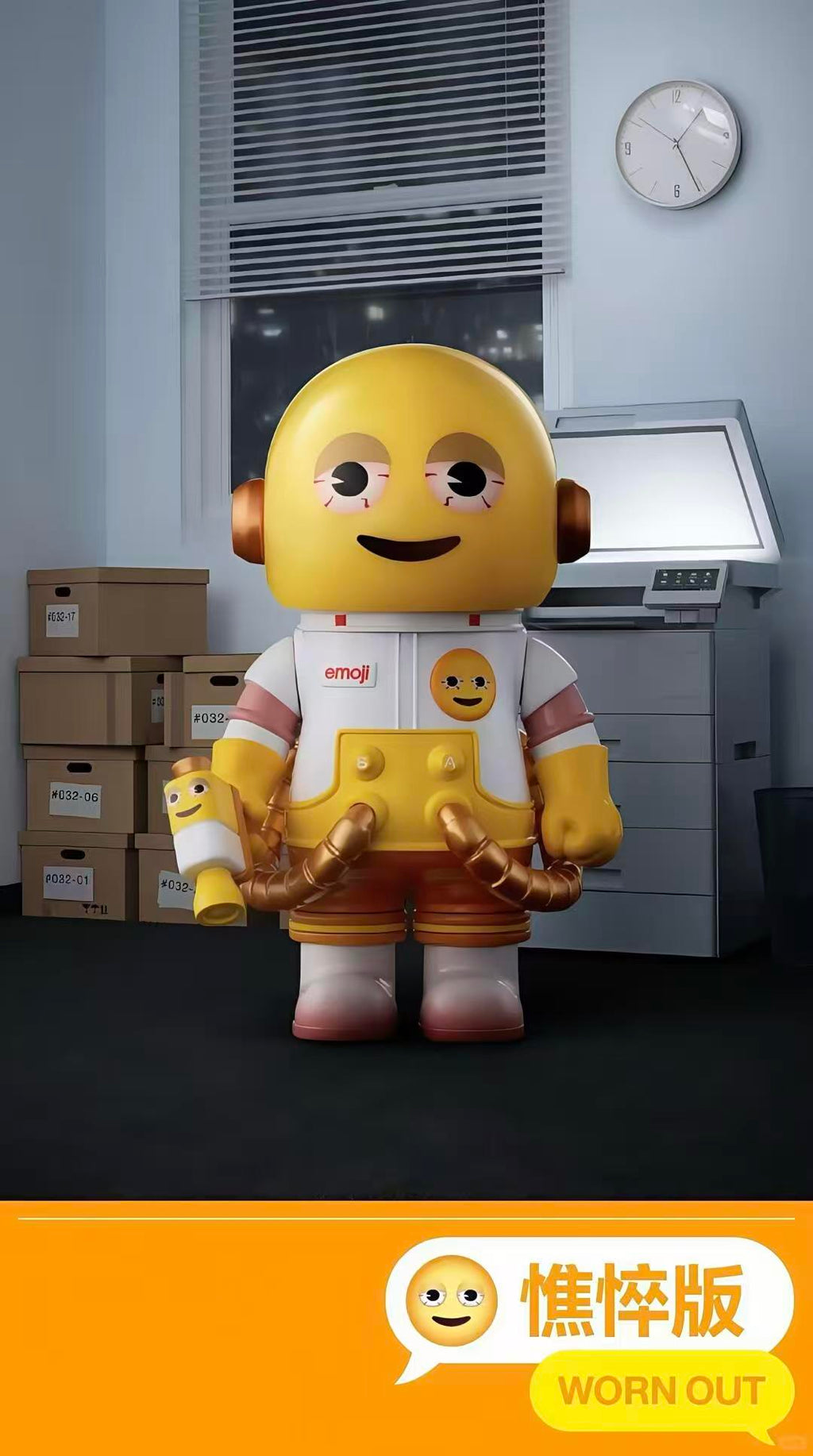 MEGA SPACE MOLLY 100% emoji Series Blind Box