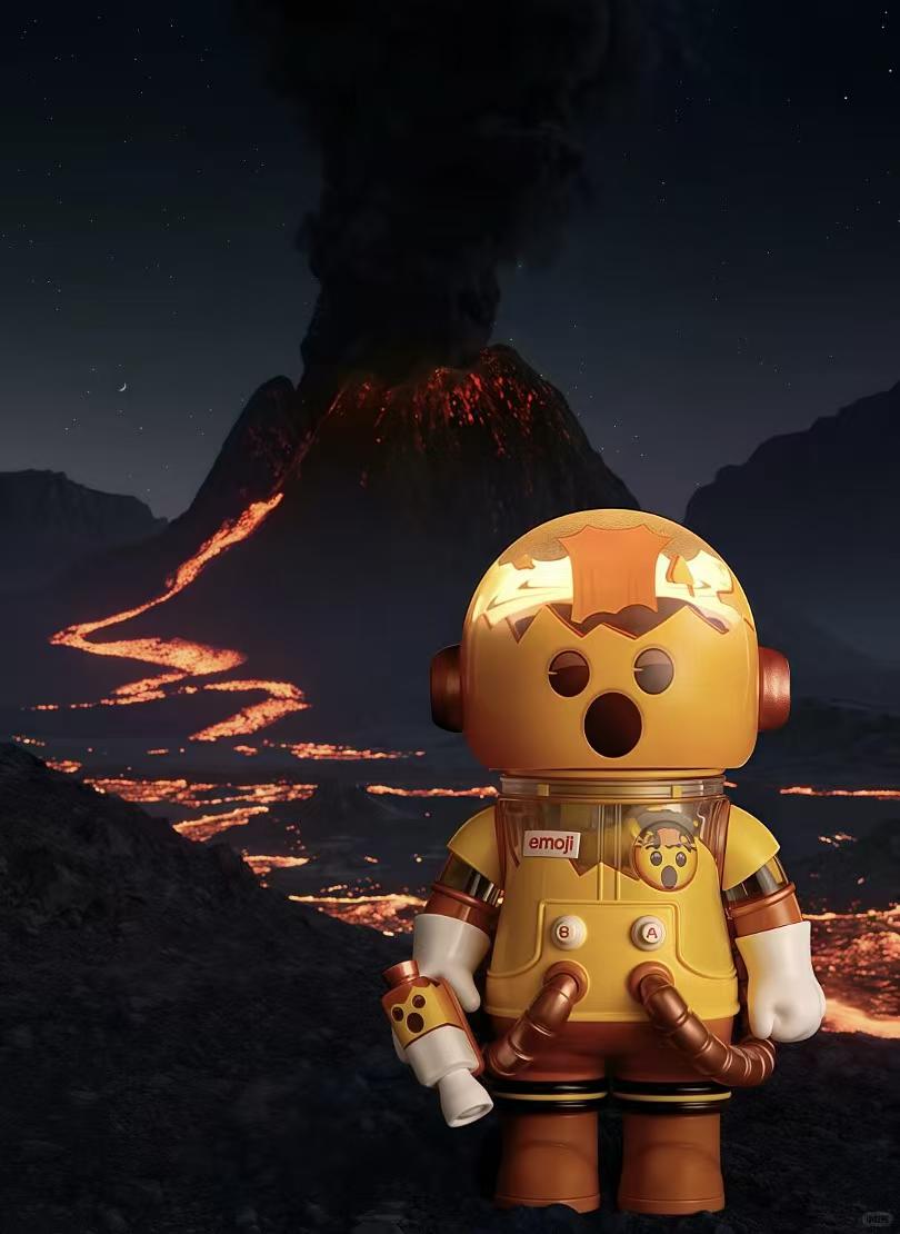 MEGA SPACE MOLLY 100% emoji Series Blind Box