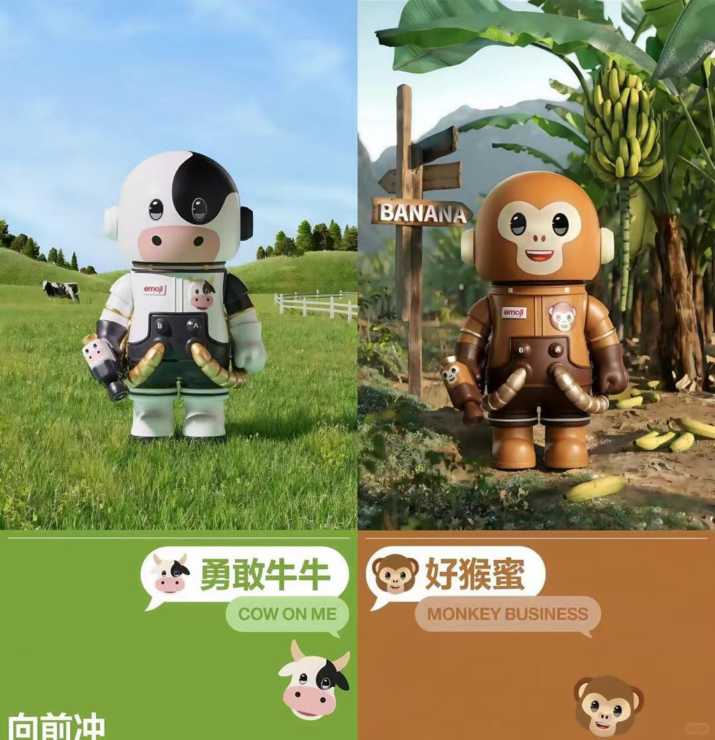 MEGA SPACE MOLLY 100% emoji Series Blind Box