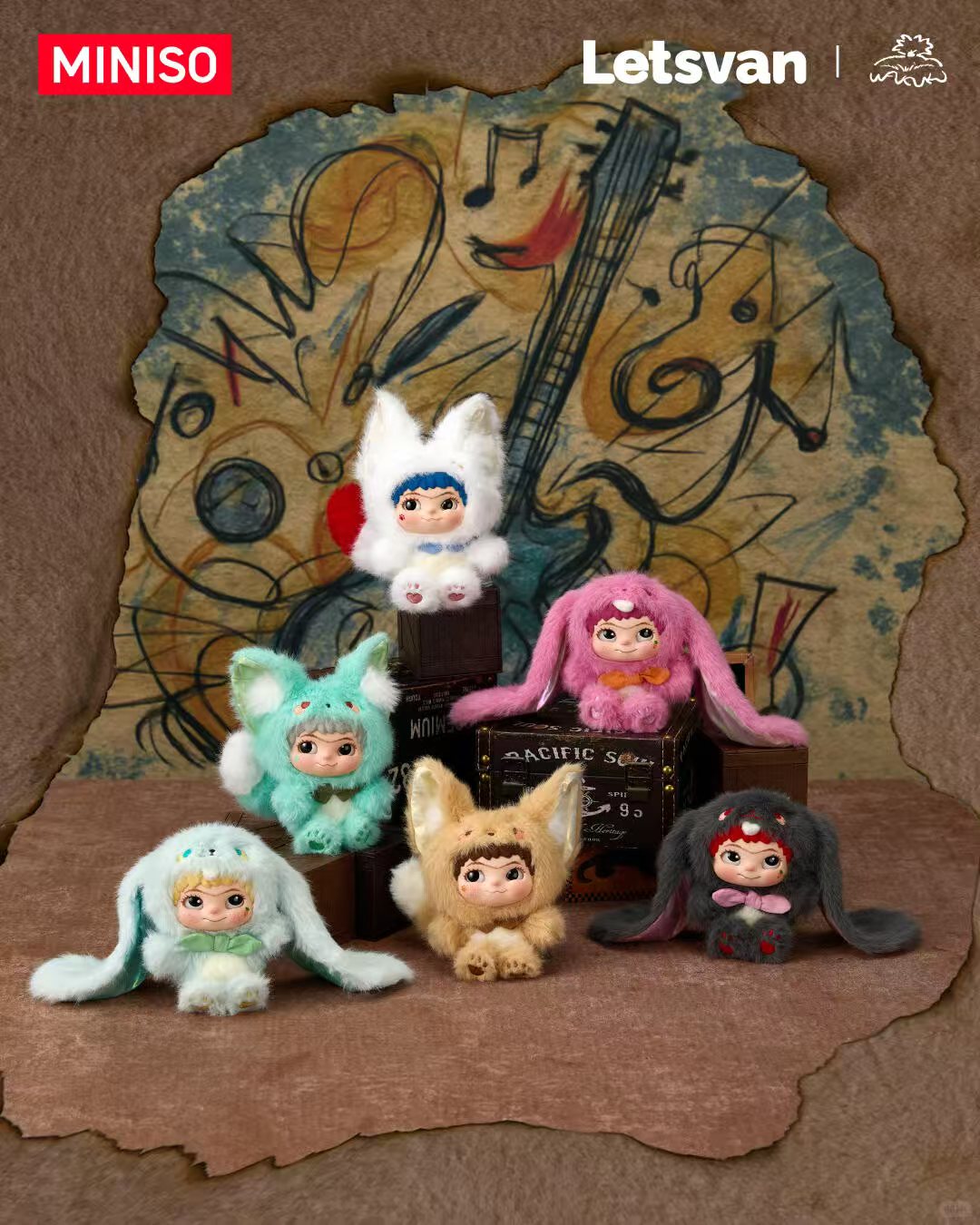 WAKUKU Fox & Bunny Trick Or Treat Or Treat Series Blind Box