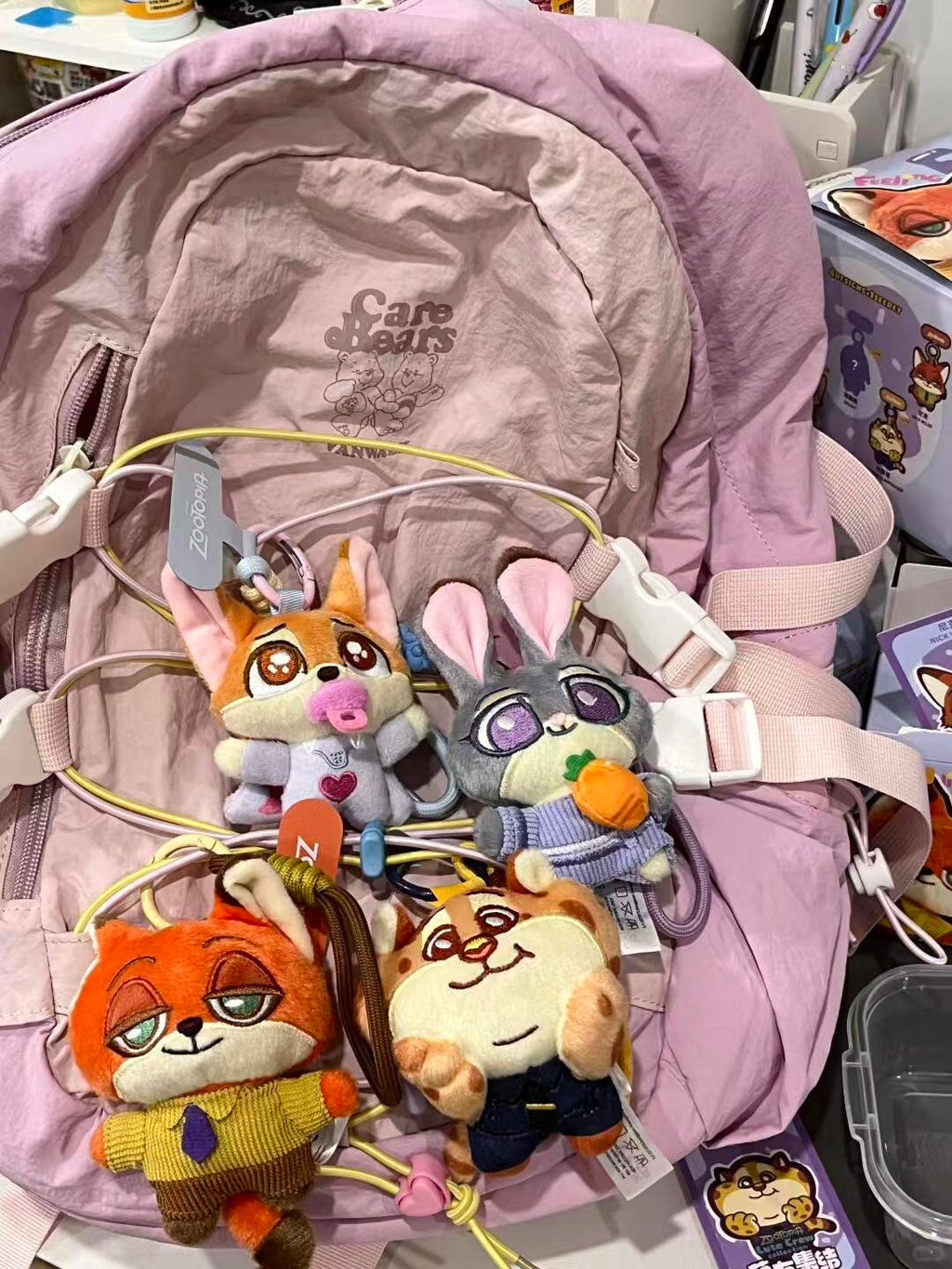 ZOOTOPIA Friend Gathering Plush Keychain Blind Box