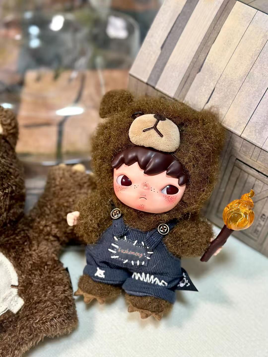 Hirono Living Wild Fight for joy Hanging Card Plush Dolls