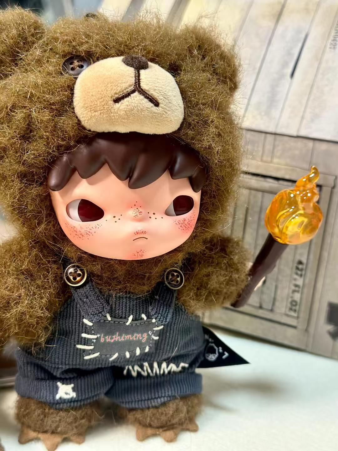 Hirono Living Wild Fight for joy Hanging Card Plush Dolls