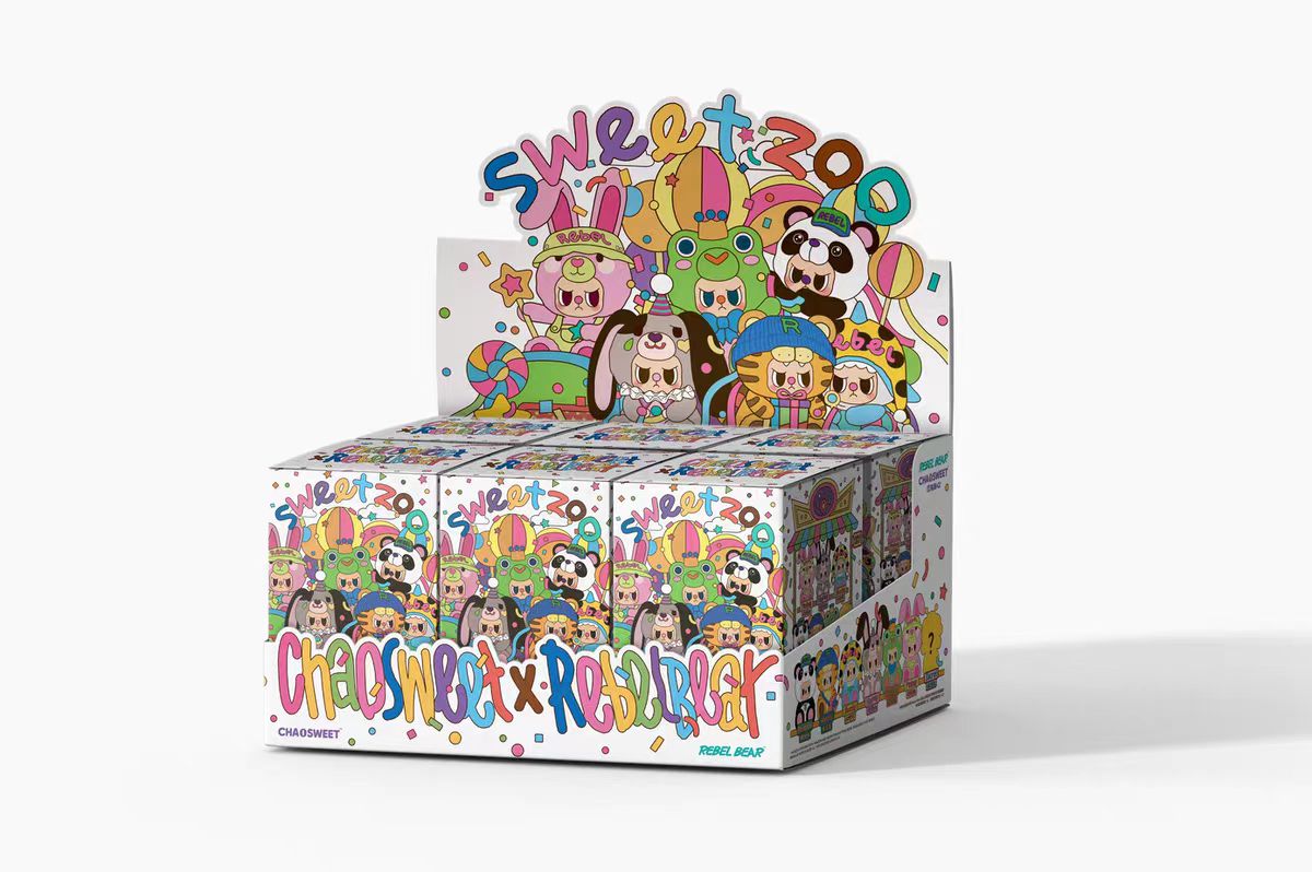 Rebel Bear Sweet Zoo Series Plush Blind Box