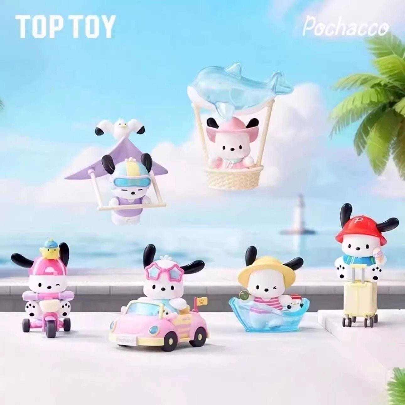 Pochacco Travel Diary Series Figures Blind Box