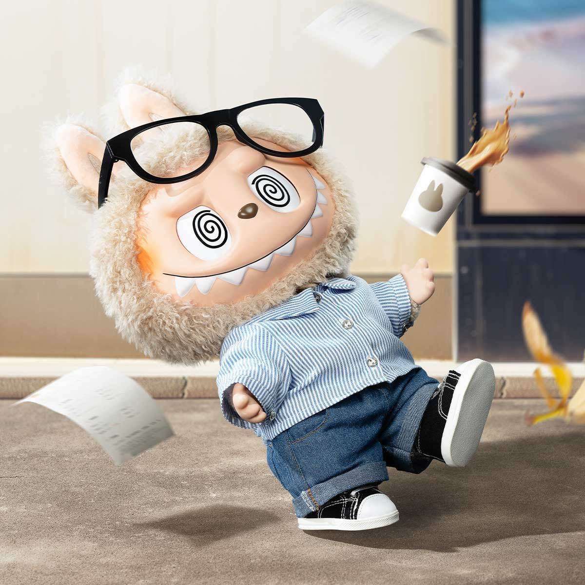 THE MONSTERS LABUBU Flip With Me Vinyl Plush Doll