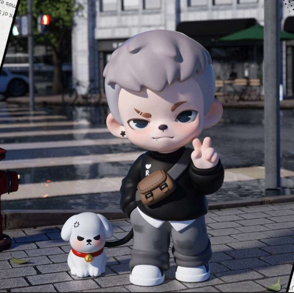 Rayan Walking The Dog Series Limited Hanging Card Figure