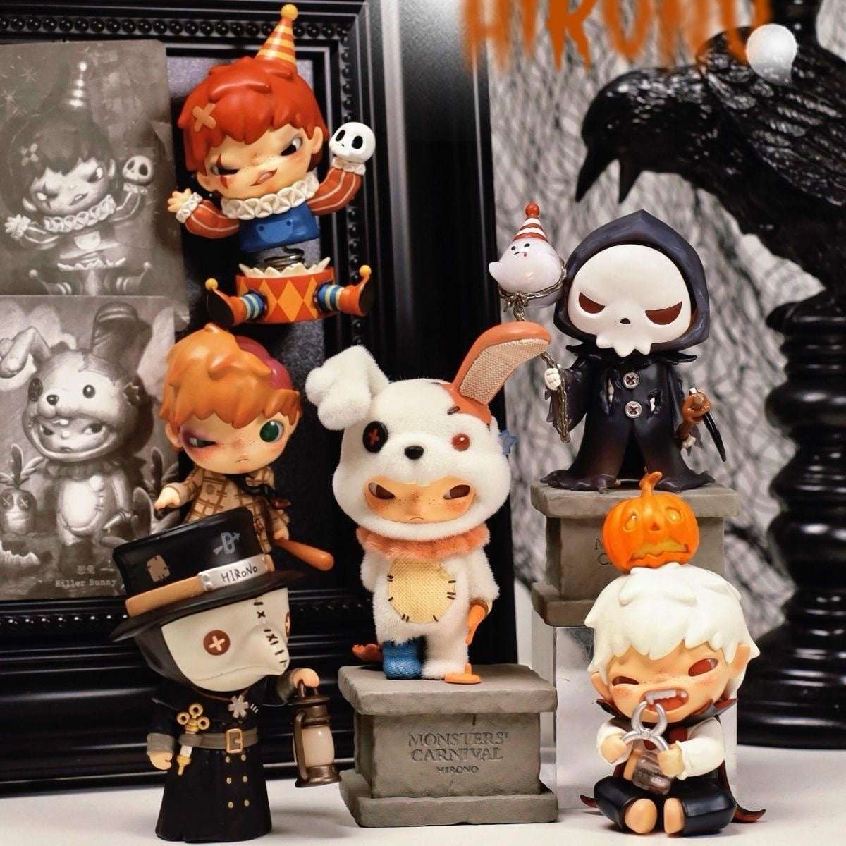 Hirono Monsters' Carnival Series Blind Box Figures