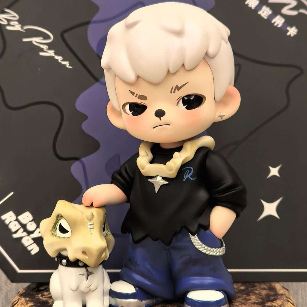 BOY RAYAN Blue Fantasy Collector Hanging Card Series