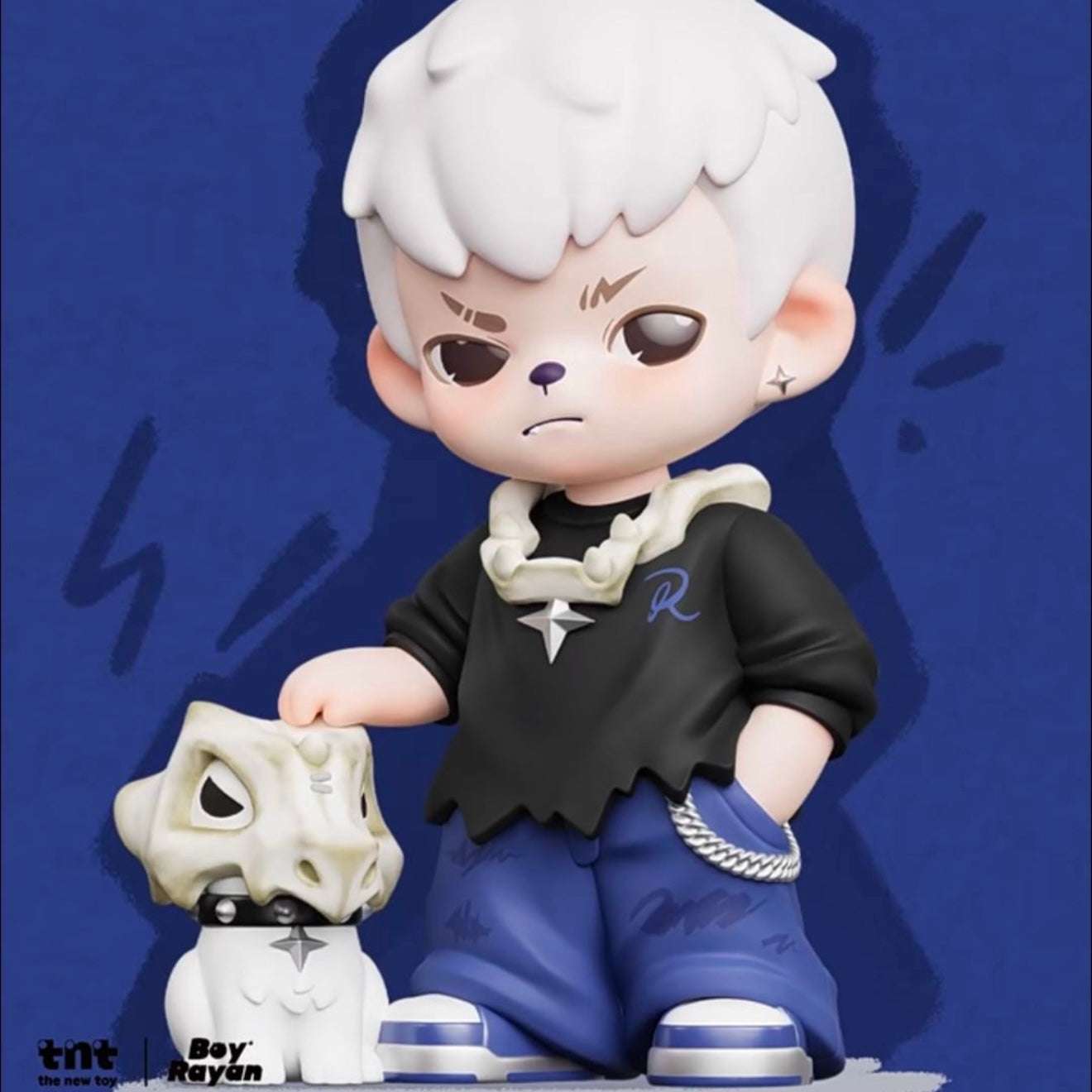 BOY RAYAN Blue Fantasy Collector Hanging Card Series