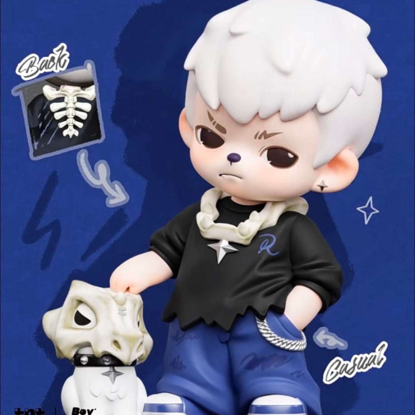 BOY RAYAN Blue Fantasy Collector Hanging Card Series