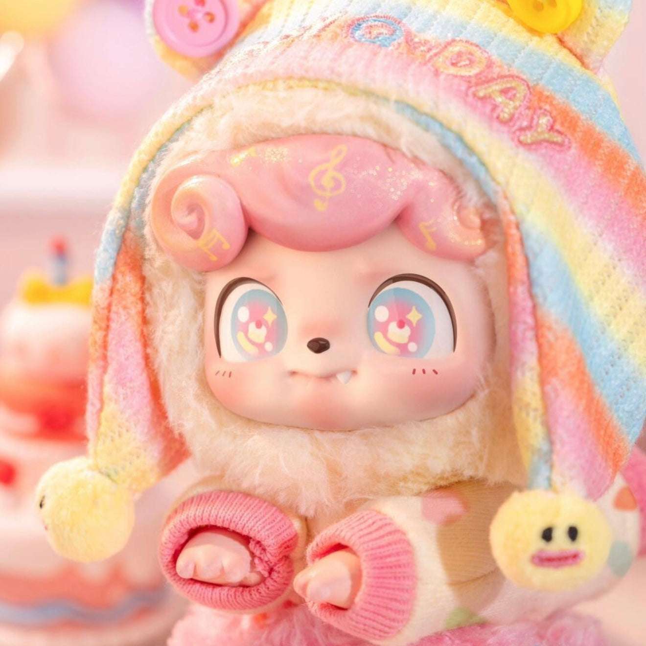 Q.Kid Birthday is Coming Happy Q.Day Plush Series Hanging Card