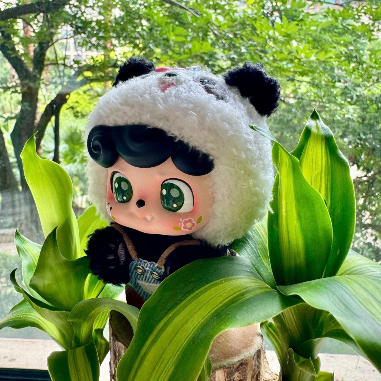 Q.Kid HUAHUA PANDA Plush Series Hanging Card