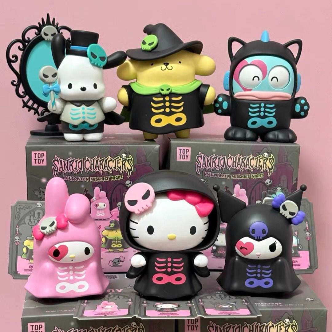 Sanrio Characters Halloween Mischief Night Series Figures Blind Box