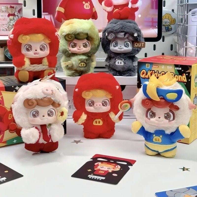 Q.Kid X GG Bond Super Bro Series Plush Blind Box