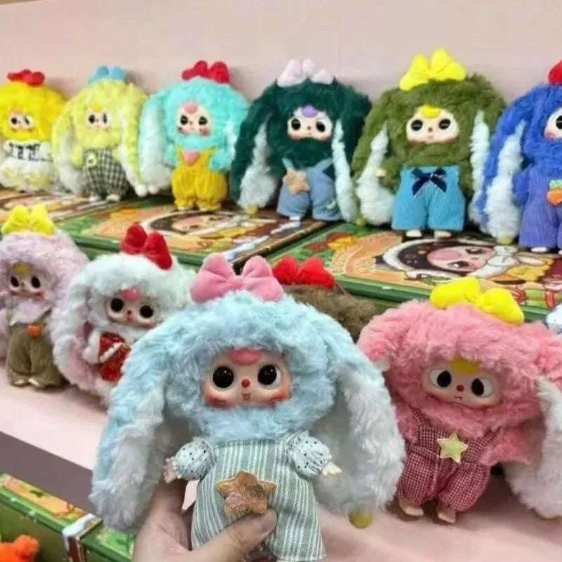 Baby Three Macaron Little Cute Bunny Series V2 Plush Dolls Blind Box