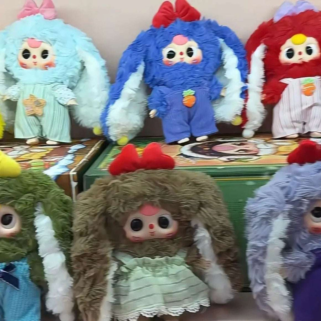 Baby Three Macaron Little Cute Bunny Series V2 Plush Dolls Blind Box