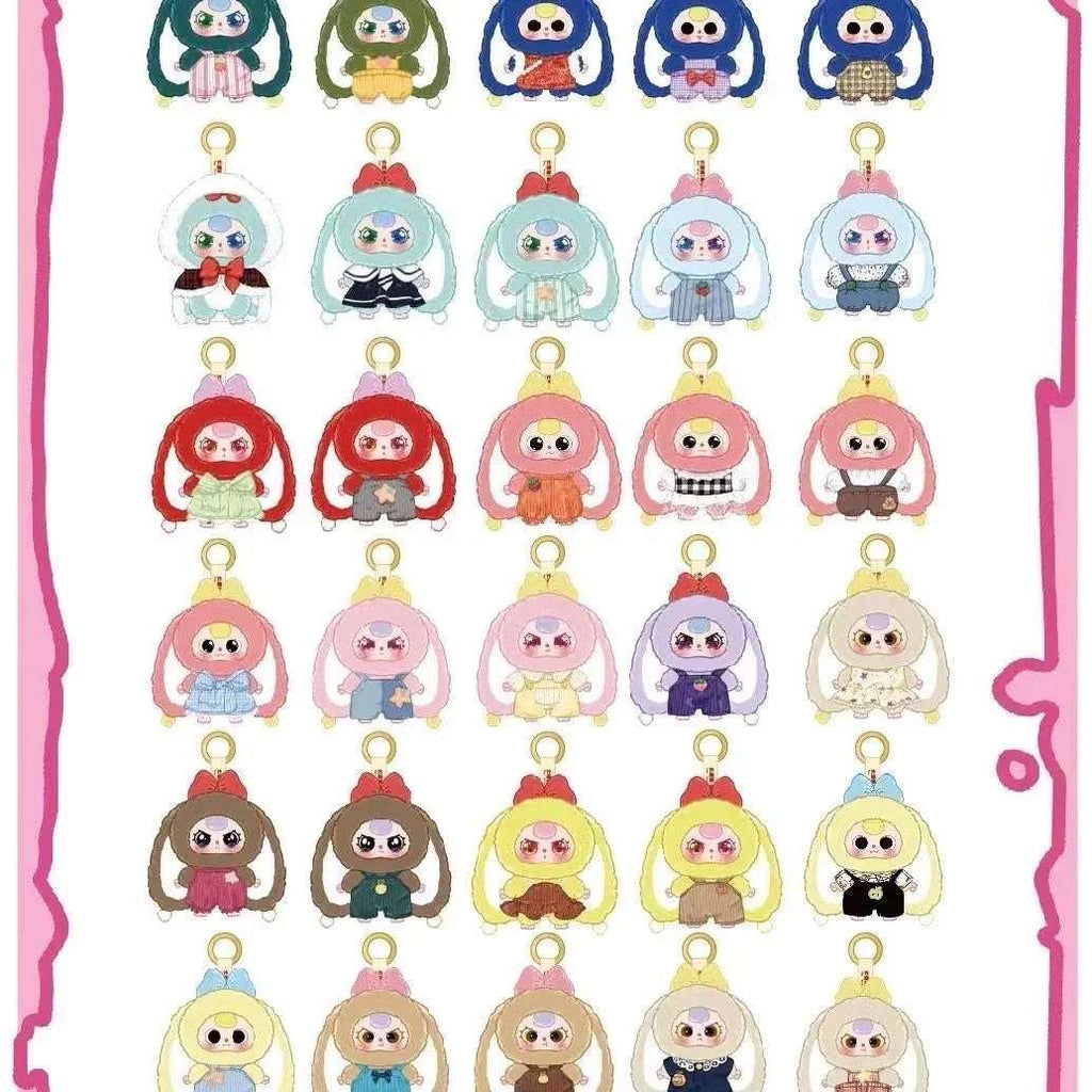 Baby Three Macaron Little Cute Bunny Series V2 Plush Dolls Blind Box