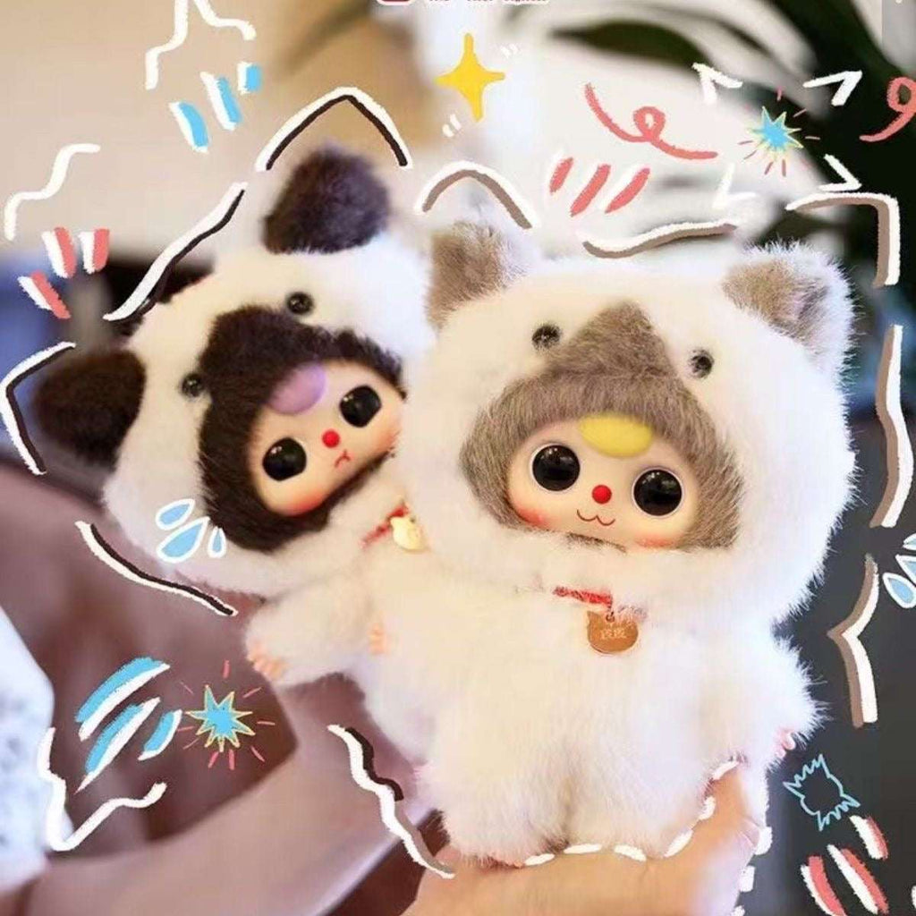 Baby Three Cats and Dogs Plush Series Blind Box