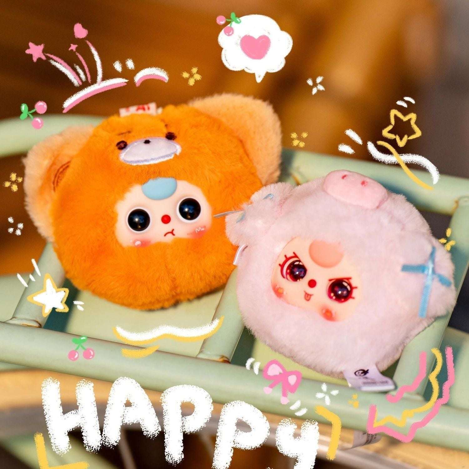 Baby Three Tiny Animal Plush Blind Box