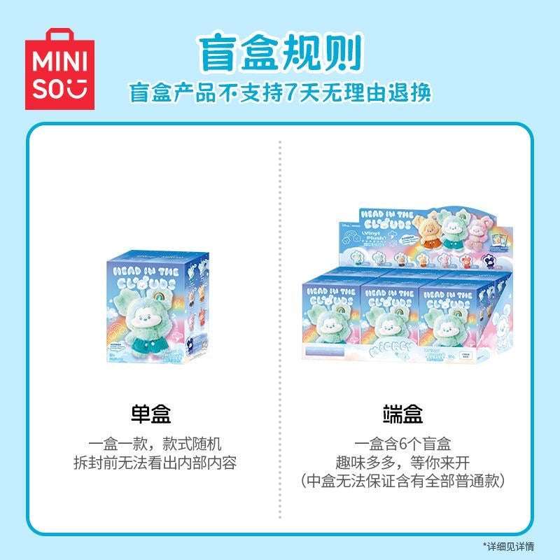 Mickey Head In The Clouds Plush Series Blind Box