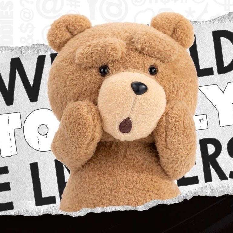 POPMART Ted2-Ted Action Plush Figure | Limited Edition Collectible Teddy