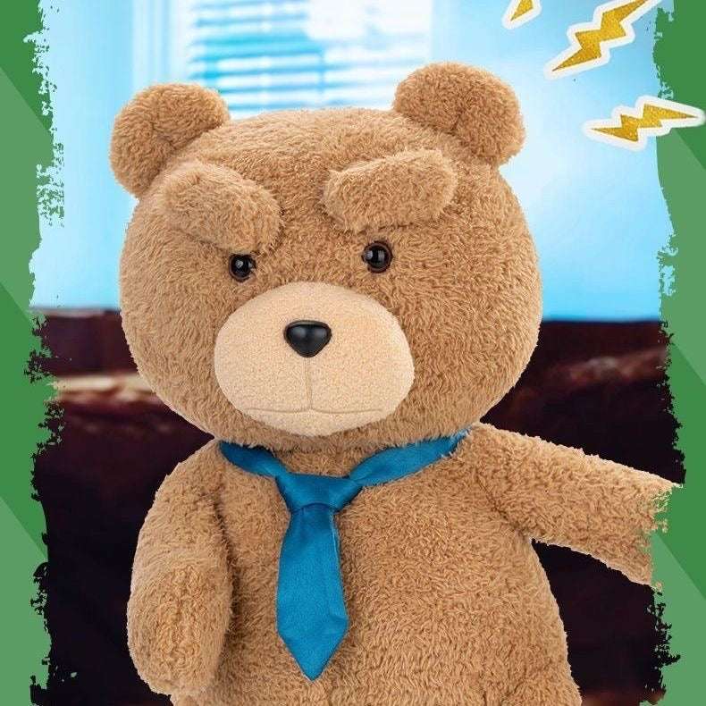 POPMART Ted2-Ted Action Plush Figure | Limited Edition Collectible Teddy