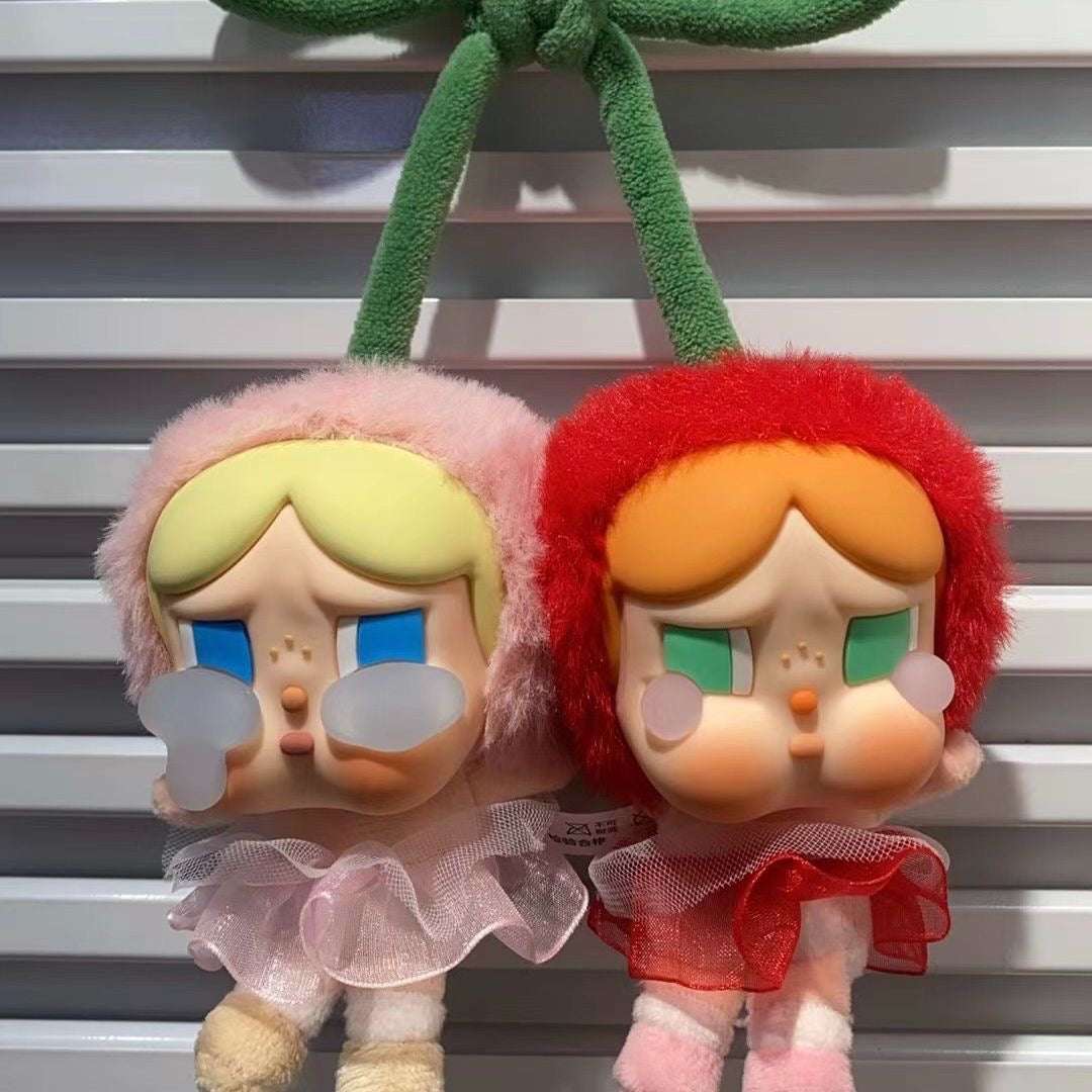 CRYBABY Crying For Love Series-Vinyl Plush Hanging Card (Love You Cherry Much)