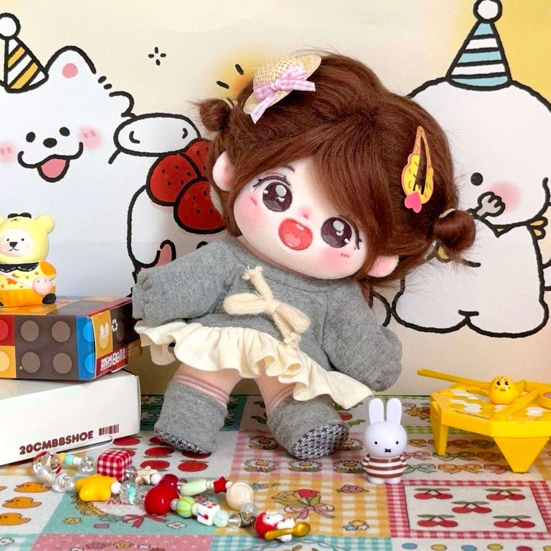 Cotton Doll – Authentic Cute Dress-Up Plush Toy Gift