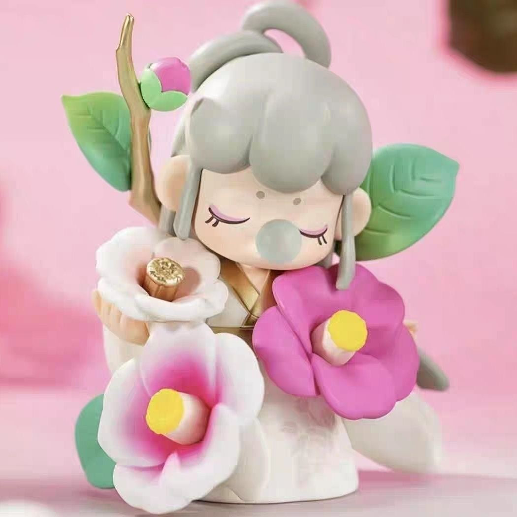 Nanci Pink Camellia Series Hanging Card Plush Collection