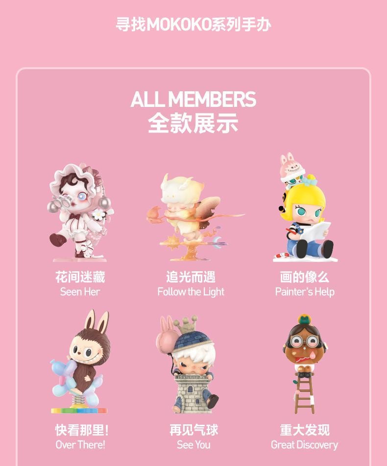 Finding MOKOKO Series Blind Box Figures