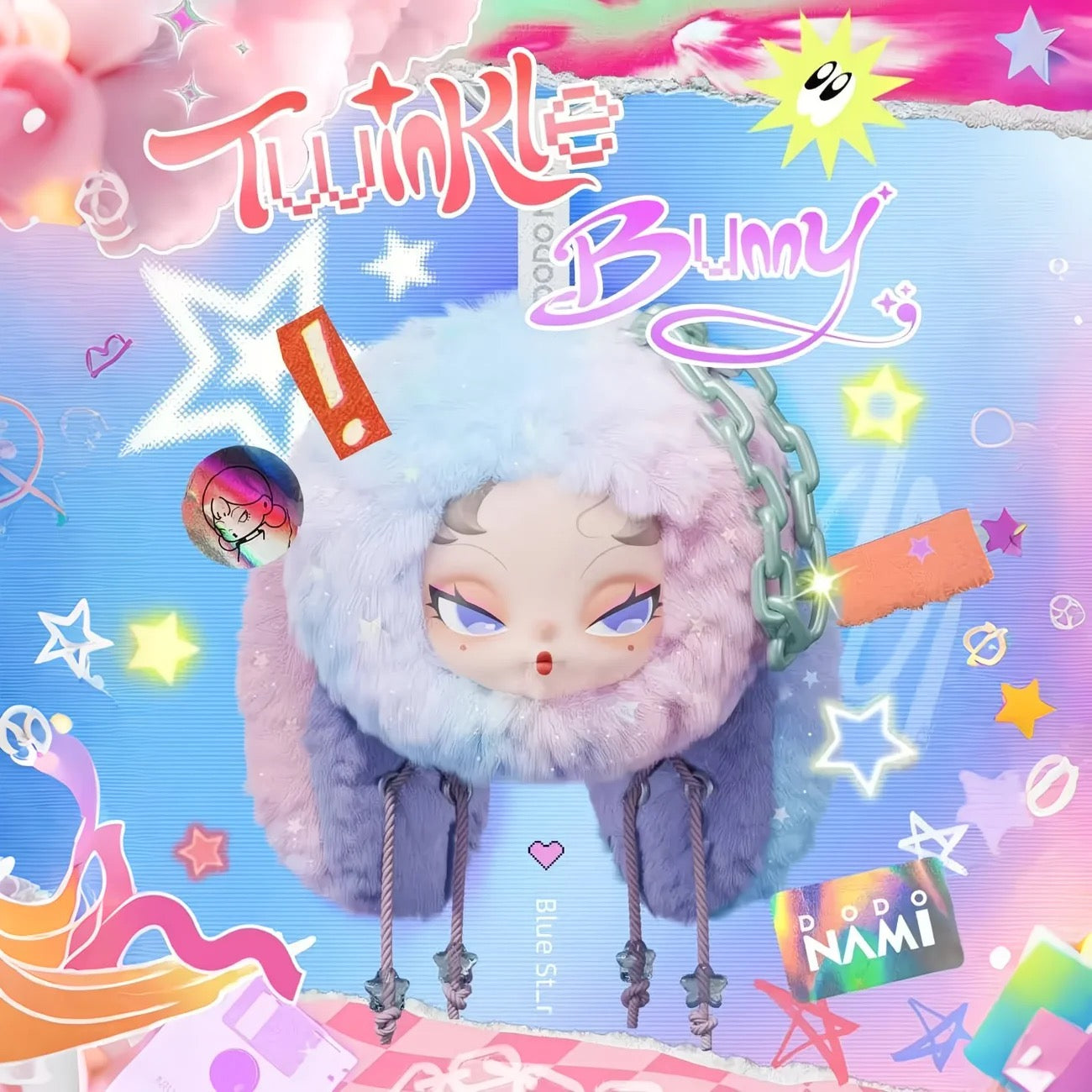 DODO NAMI Twinkle Bunny Series Plush Pendant Blind Box