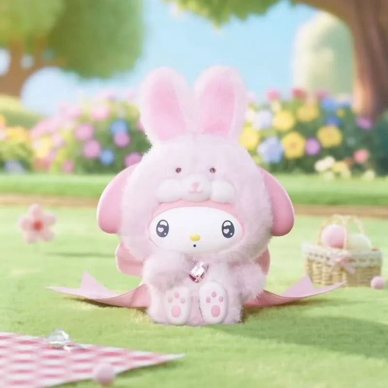 Sanrio Characters Diamond Bunny Baby Series Plush Figures Blind Box