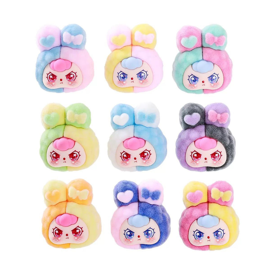 Baby three flocking series adorable grains