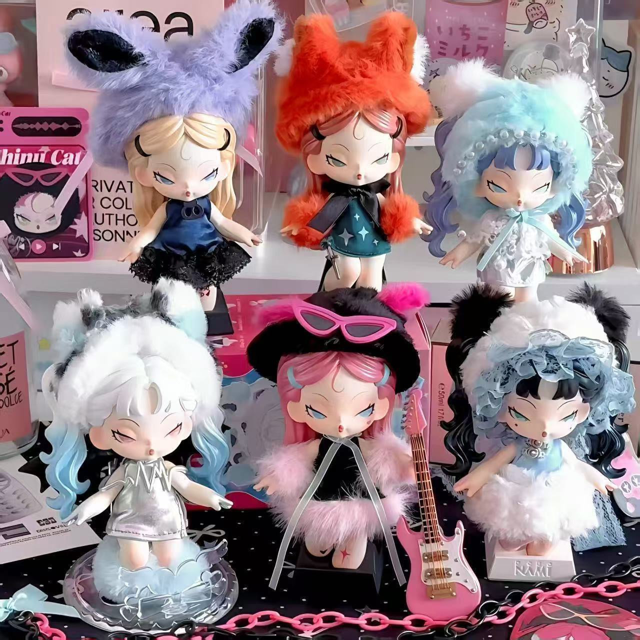DODONAMI Midnight Disco Plush Keychain Blind Box