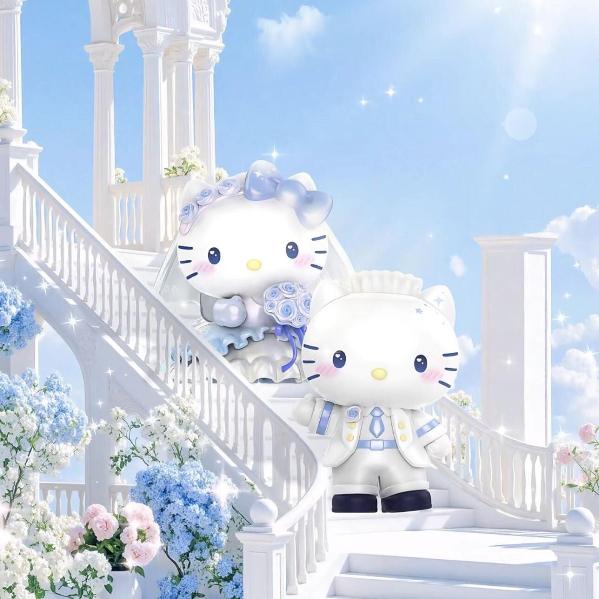 Sanrio Characters Romantic Wedding Series Figures Blind Box