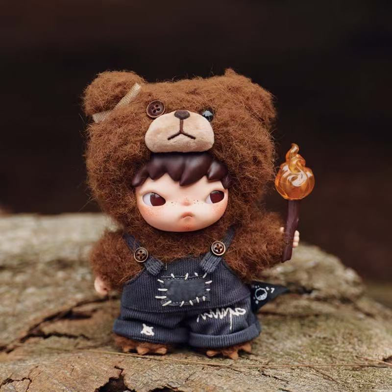 Hirono Living Wild Fight for joy Hanging Card Plush Dolls