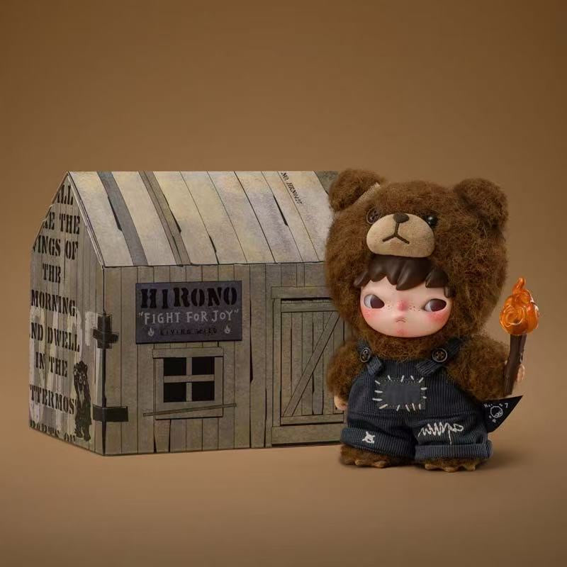 Hirono Living Wild Fight for joy Hanging Card Plush Dolls