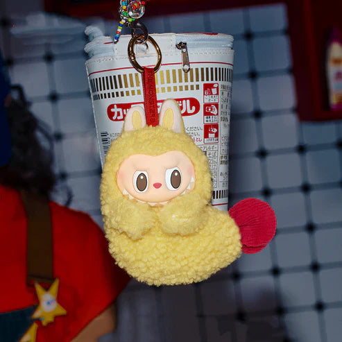 Labubu Wacky Mart Series earphone case plush pouch by Pop Mart THE MONSTERS